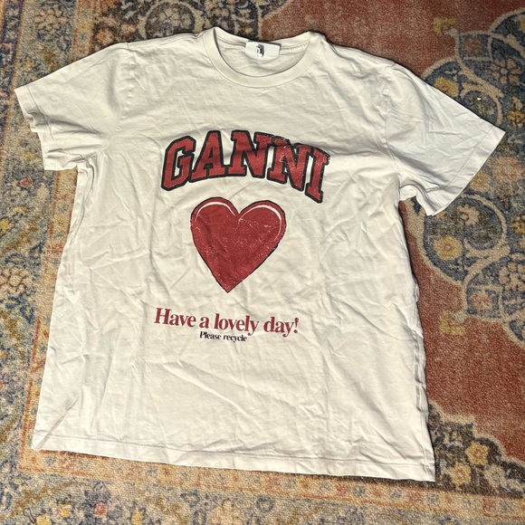 Ganni Heart Tee - Picture 1 of 4